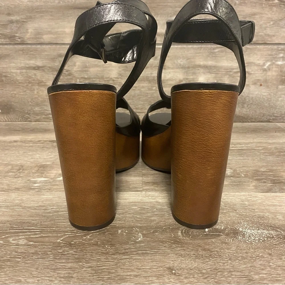 Vince Camuto | Rondea Sandal In Black Leather Size 11 NEW